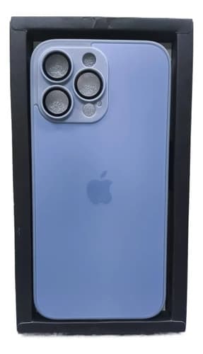 Capa iPhone 14 Pro Max Bansk Nanoglass 2 Pacific Blue Pacific Blue Liso - 1